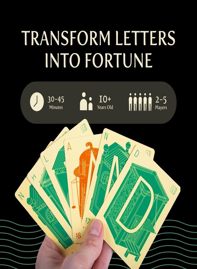 Breaking Games Letter Tycoon: Mensa Select Word-Building Strategy Game for Families and Friends, Ages 10+, 2-5 Players - Image 2